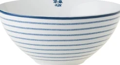 Laura Ashley schaal Candy Stripe blauw D 16 H 8 cm