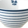 Laura Ashley schaal Candy Stripe blauw D 9 H 4,7 cm