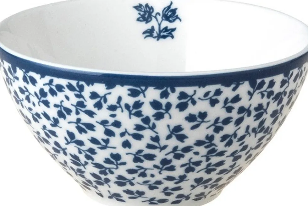 Laura Ashley schaal Floris blauw D 9 H 4,7 cm
