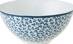 Laura Ashley schaal Floris blauw D 13 H 6 cm