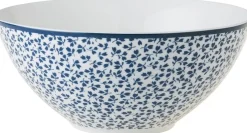 Laura Ashley schaal Floris blauw D 16 H 8 cm