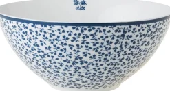 Laura Ashley schaal Floris blauw D 16 H 8 cm