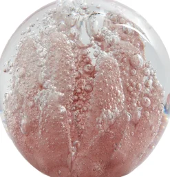 Light & Living beeld Coral transparant / roze D 10 H 10 cm