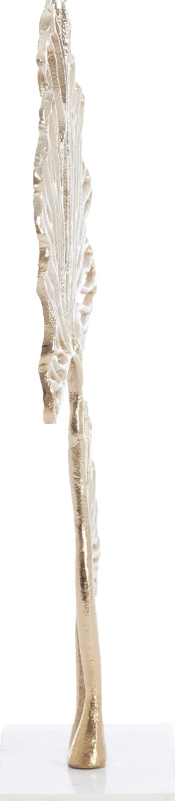 Light & Living beeld op voet Leaf goud 36 x 10 x 48 cm