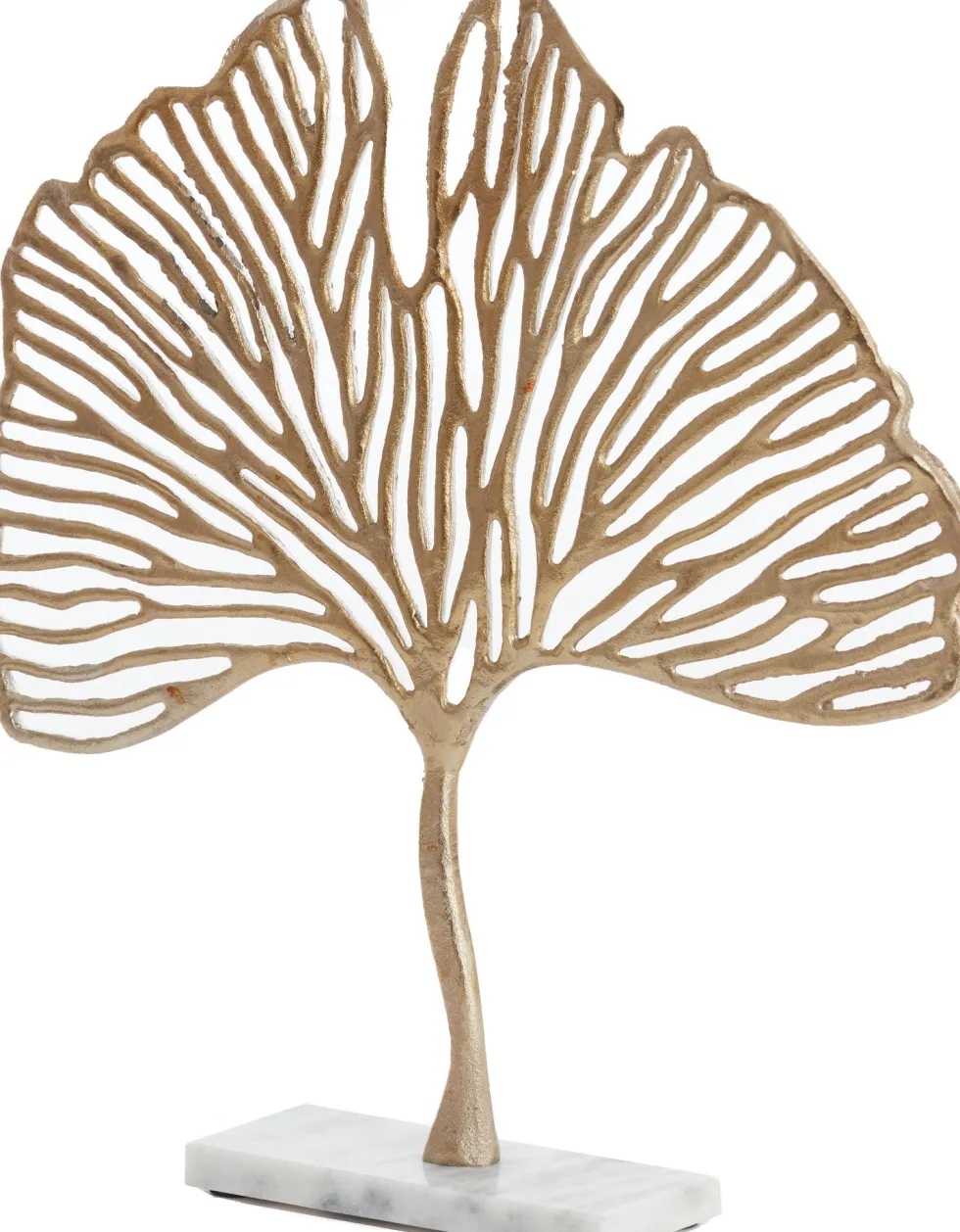 Light & Living beeld op voet Leaf goud 36 x 6 x 39 cm