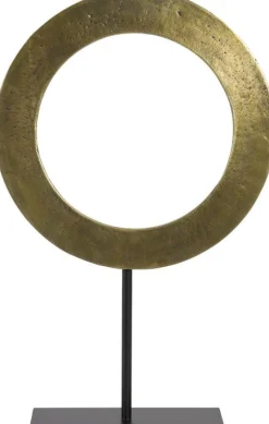 Light & Living beeld op voet Waiwo goud D 35 H 56 cm