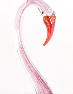 Light & Living beeld Swan roze 17 x 9,5 x 29 cm