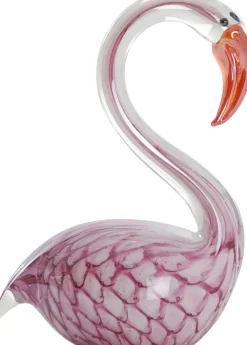 Light & Living beeld Swan roze 12 x 7 x 17 cm