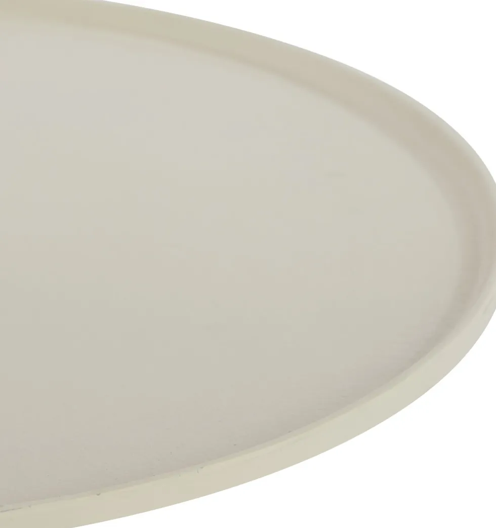 Light & Living decoratieschaal Maes wit D 50 H 1,5 cm