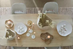 Light & Living decoratieschaal Anzio wit 44 x 43,5 x 7 cm