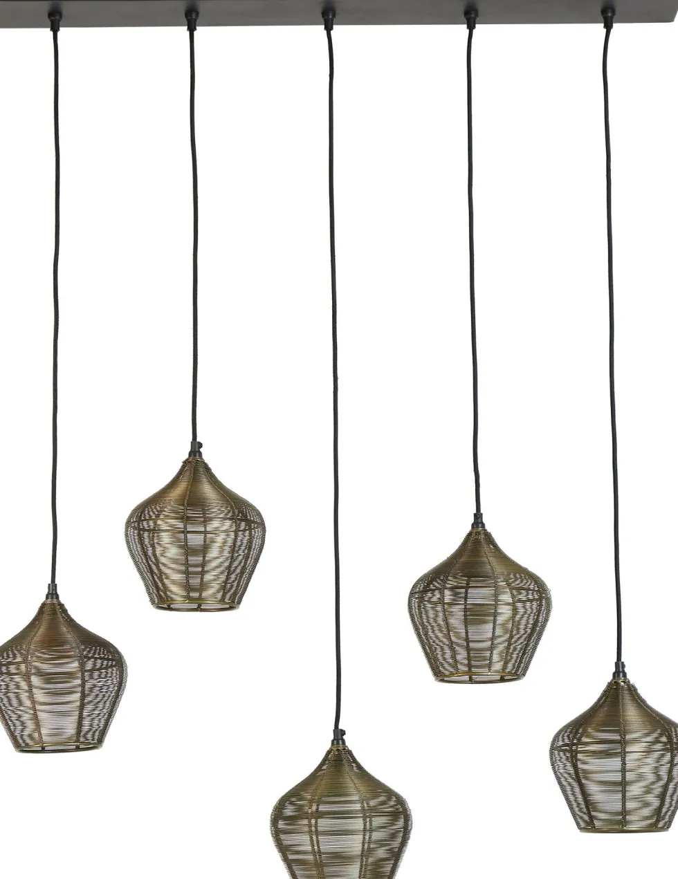 Light & Living hanglamp Alvaro brons 100 x 20 x 122 cm