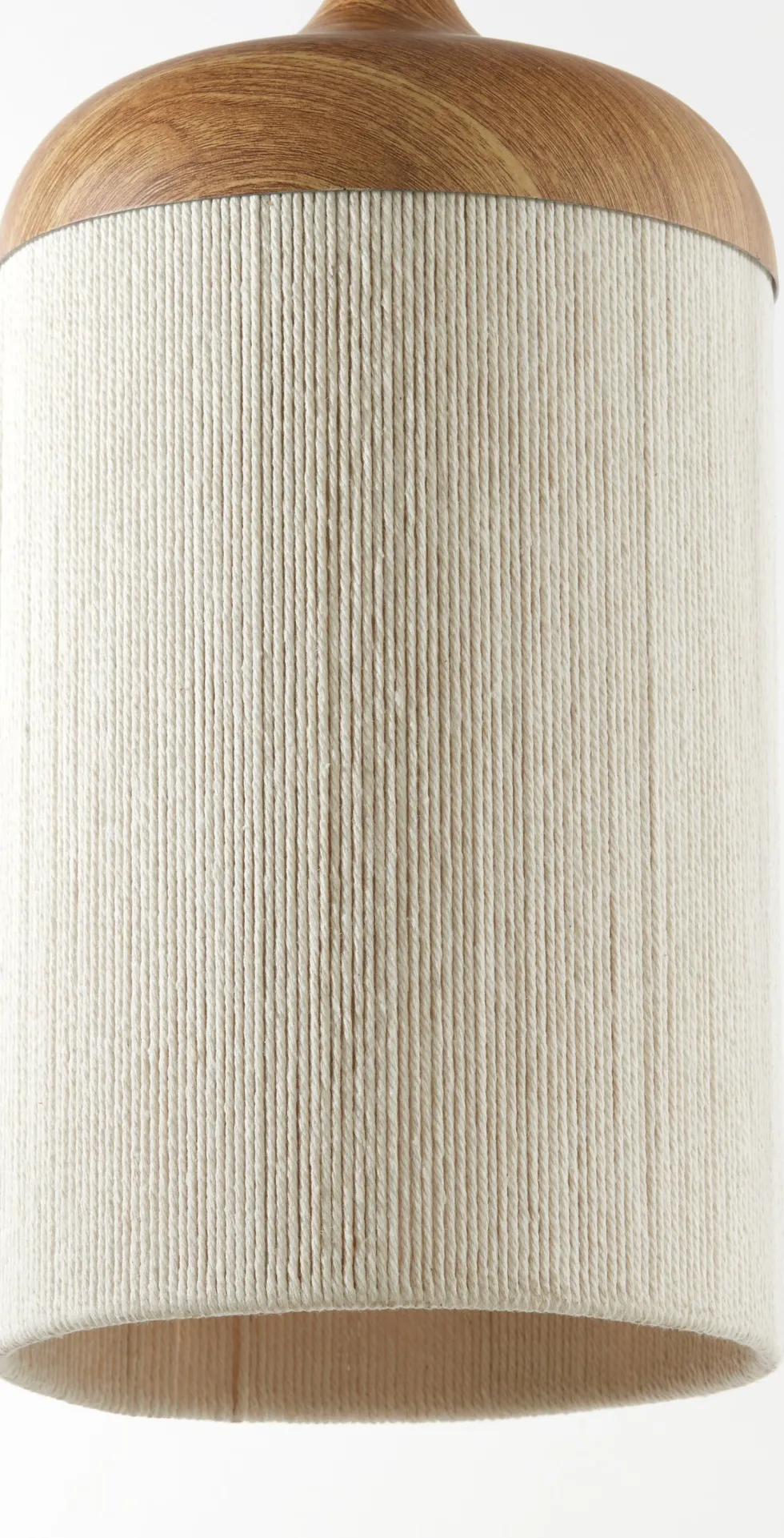 Light & Living hanglamp Dania wit / naturel 90 x 22 x 32 cm