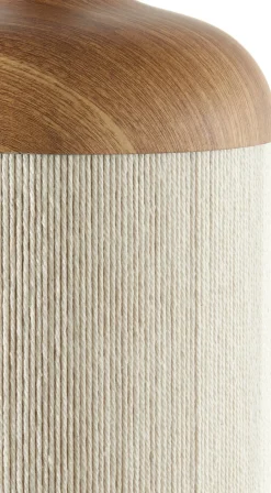 Light & Living hanglamp Dania wit / naturel 90 x 22 x 32 cm