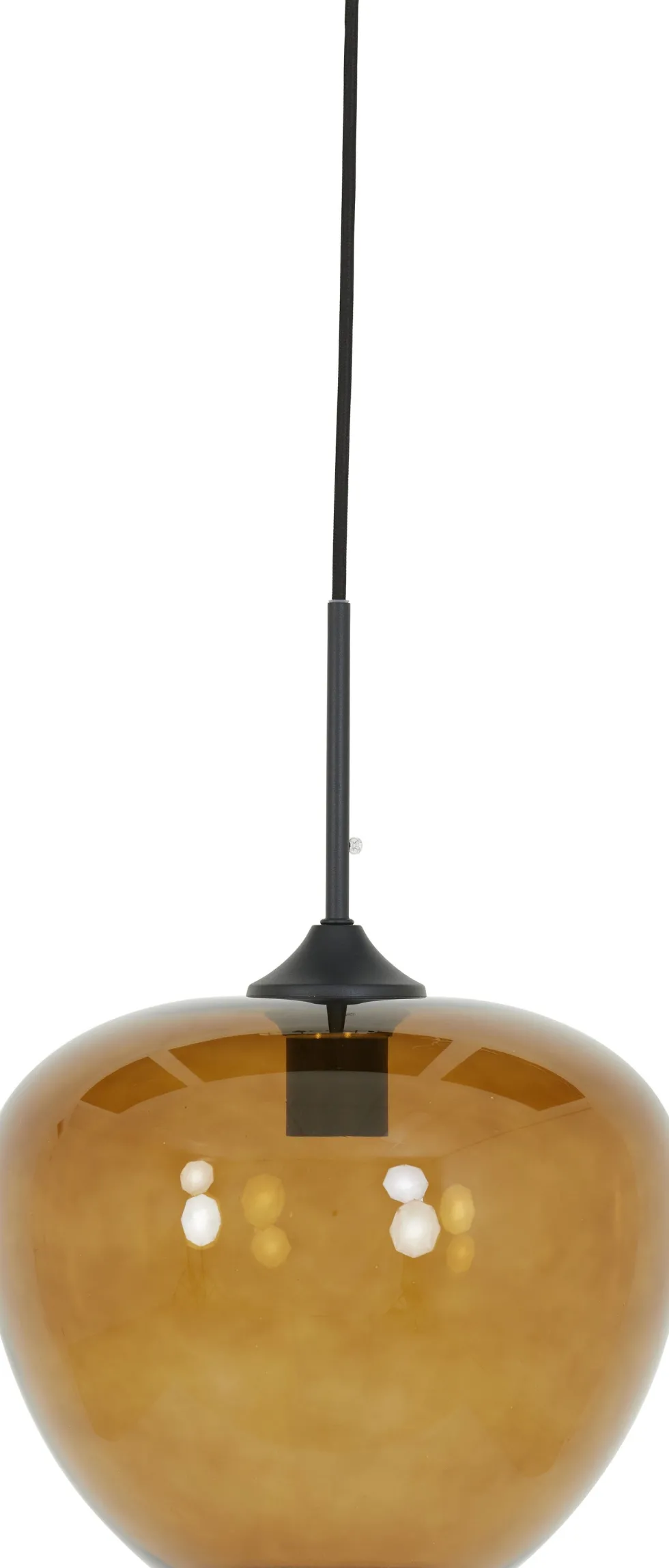 Light & Living hanglamp Mayson bruin / zwart D 30 H 25 cm