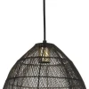 Light & Living hanglamp Meya zwart D 30 H 37 cm