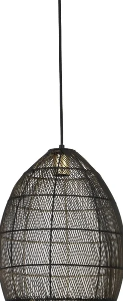 Light & Living hanglamp Meya zwart D 30 H 37 cm