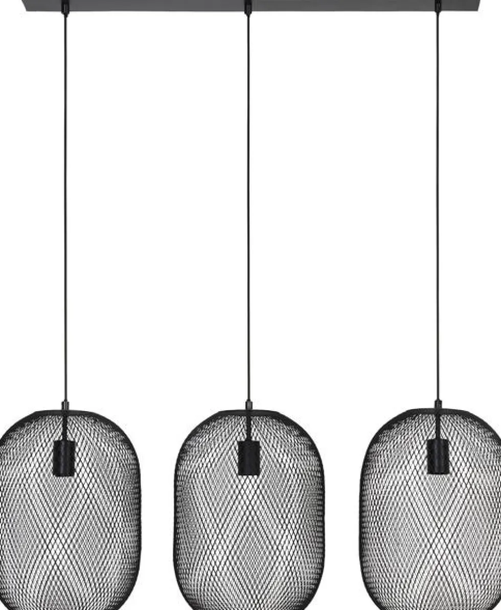 Light & Living hanglamp Reiley zwart 101 x 29 x 120 cm