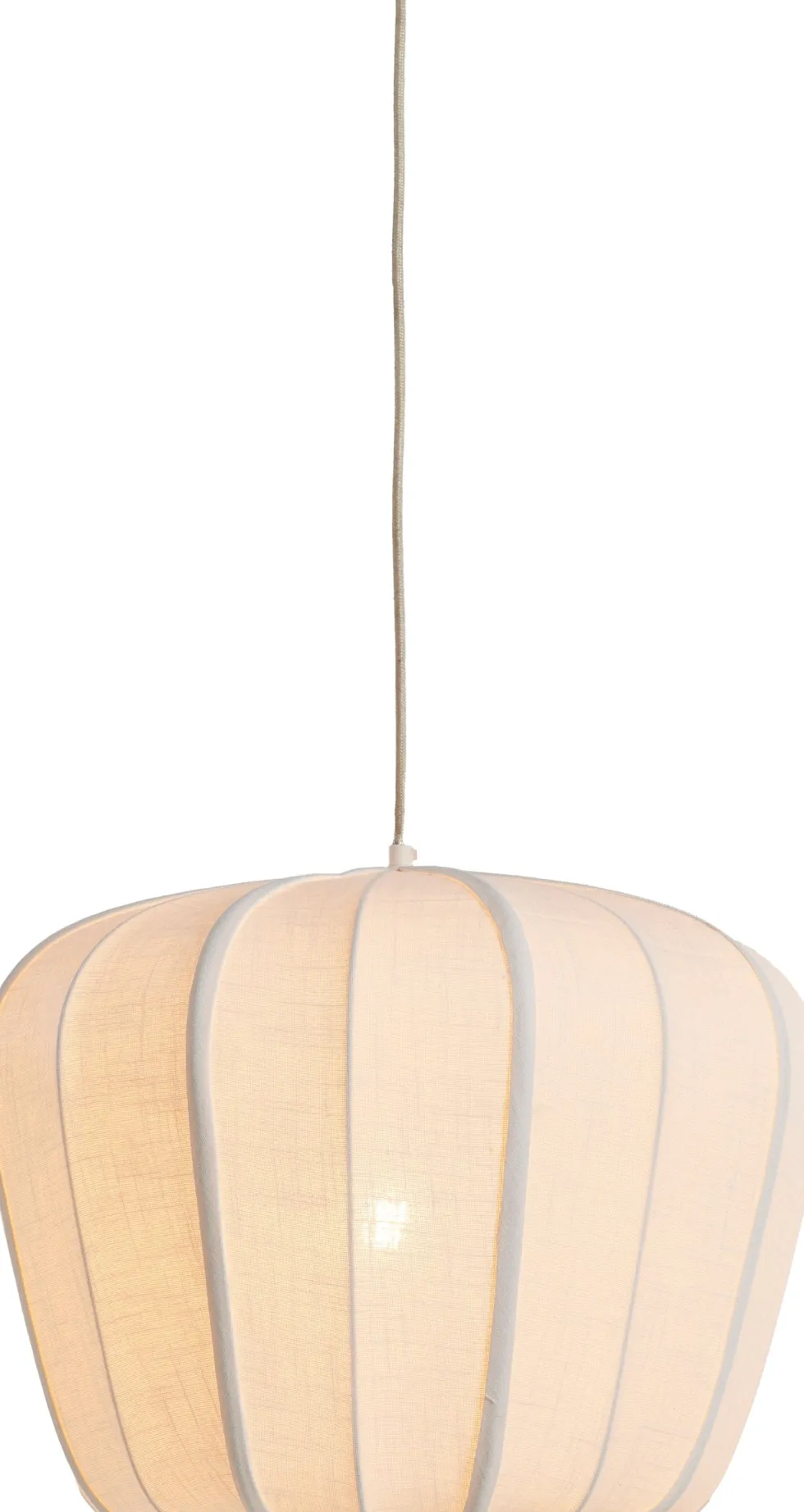 Light & Living hanglamp Zubedo wit D 49,5 H 38 cm