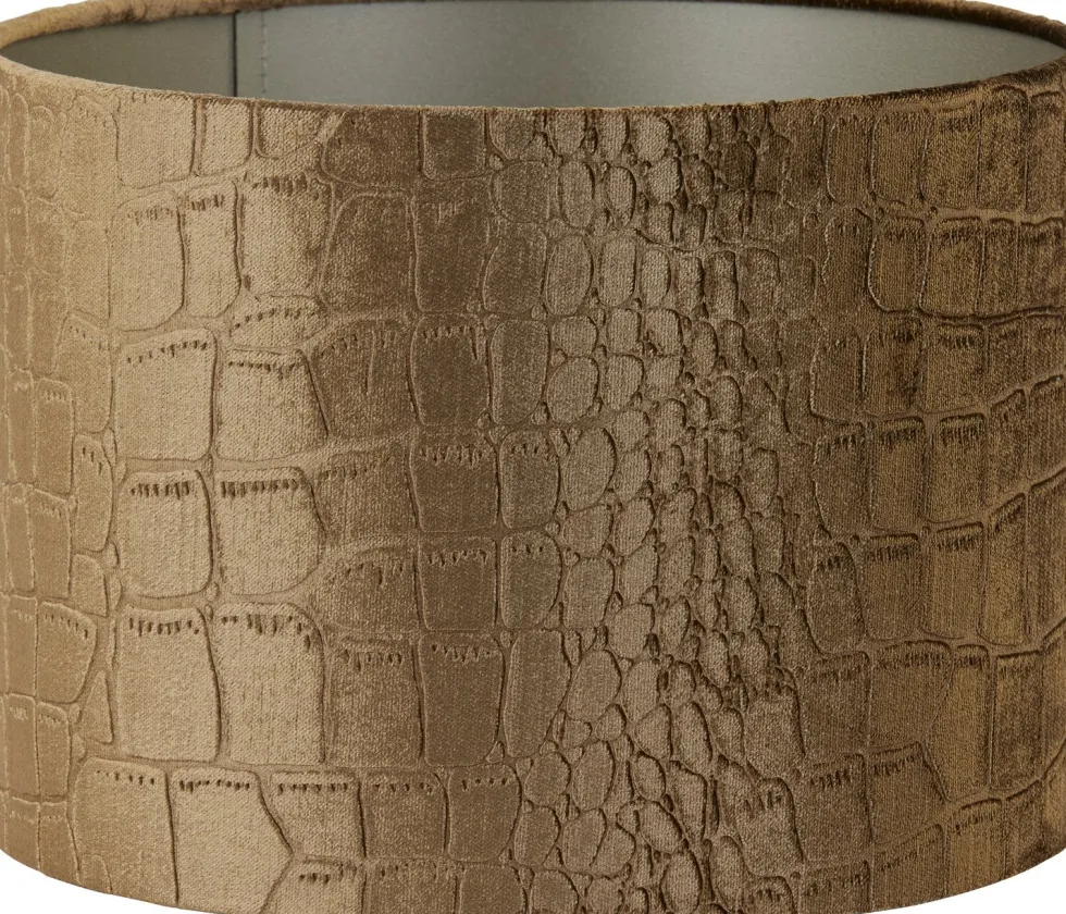 Light & Living lampenkap Praya bruin D 40 H 30 cm