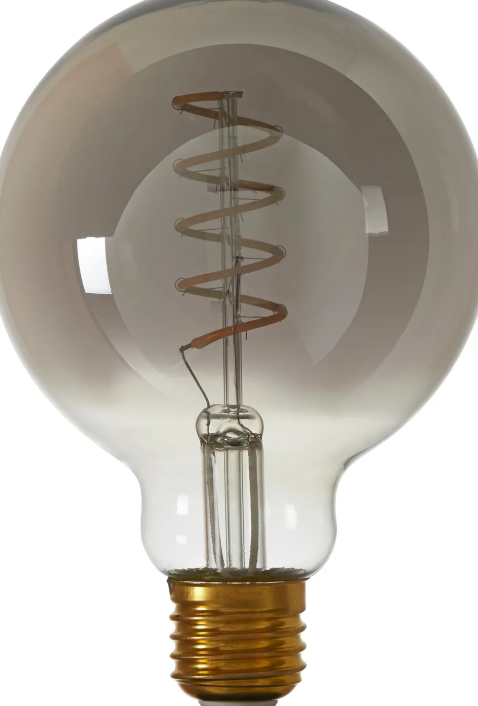 Light & Living lichtbron LED bol spiraal warm wit smoke 4W E27