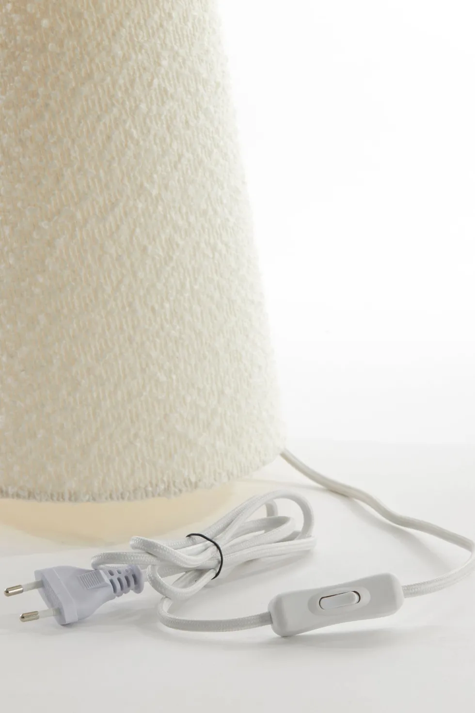 Light & Living tafellamp Micky wit D 20 H 57,5 cm