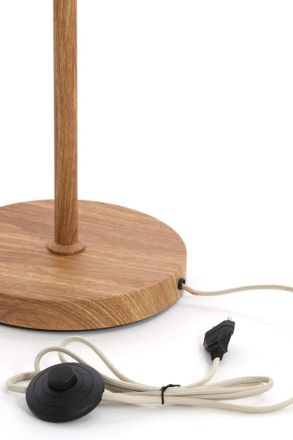 Light & Living vloerlamp Dania wit / naturel D 23 H 159 cm