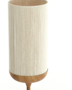 Light & Living vloerlamp Dania wit / naturel D 23 H 159 cm