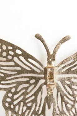 Light & Living wandhanger Butterfly goud 26 x 16 x 3 cm