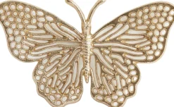 Light & Living wandhanger Butterfly goud 26 x 16 x 3 cm