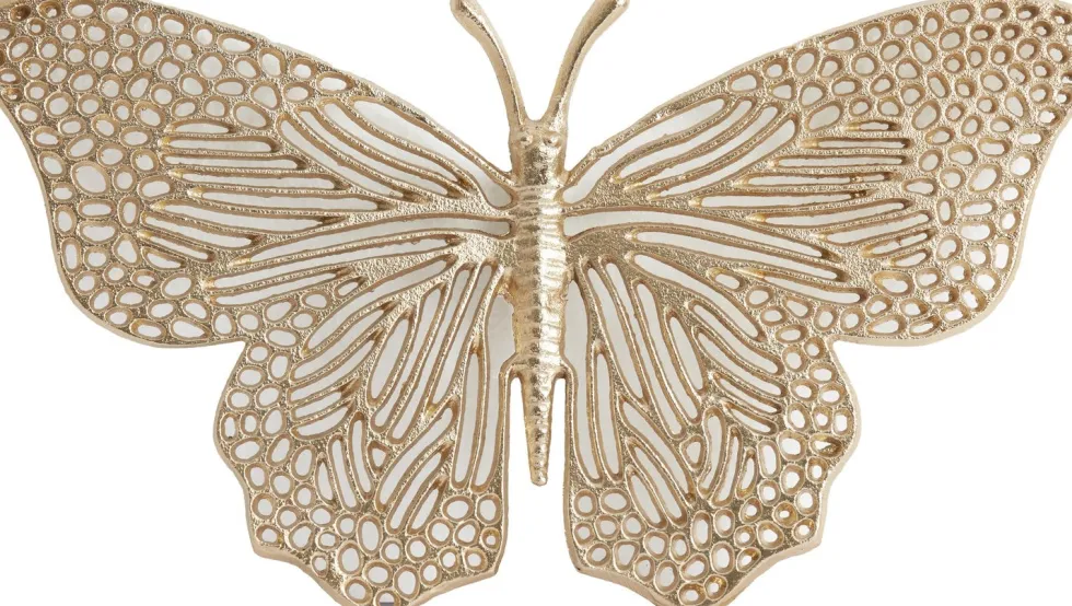 Light & Living wandhanger Butterfly goud 41 x 23 x 4 cm