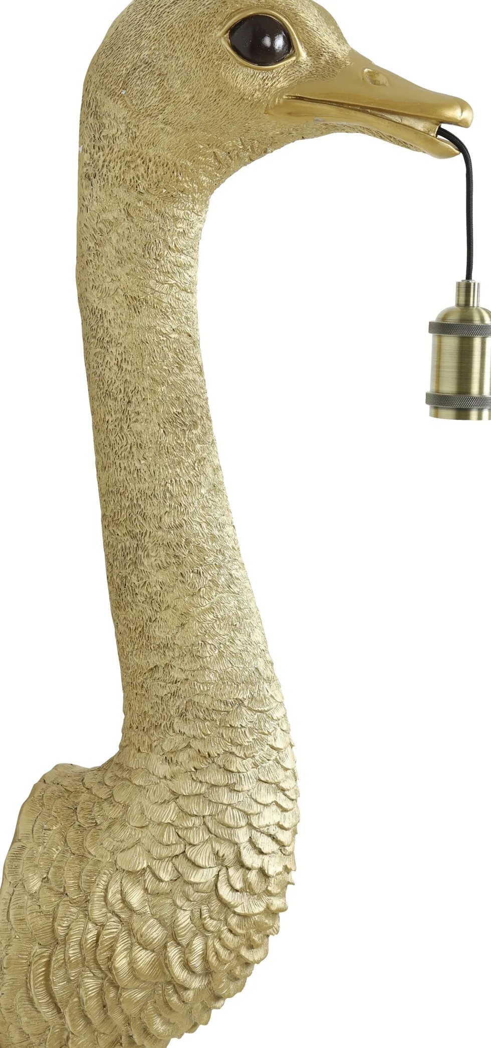 Light & Living wandlamp Ostrich goud 25 x 19 x 72 cm