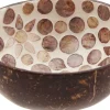 Likes Shopping decoratieschaal Coconut Bowl cirkels beige 15 x 13 x 6 cm