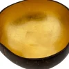 Likes Shopping decoratieschaal Coconut Bowl bruin / goud 15 x 13 x 6 cm