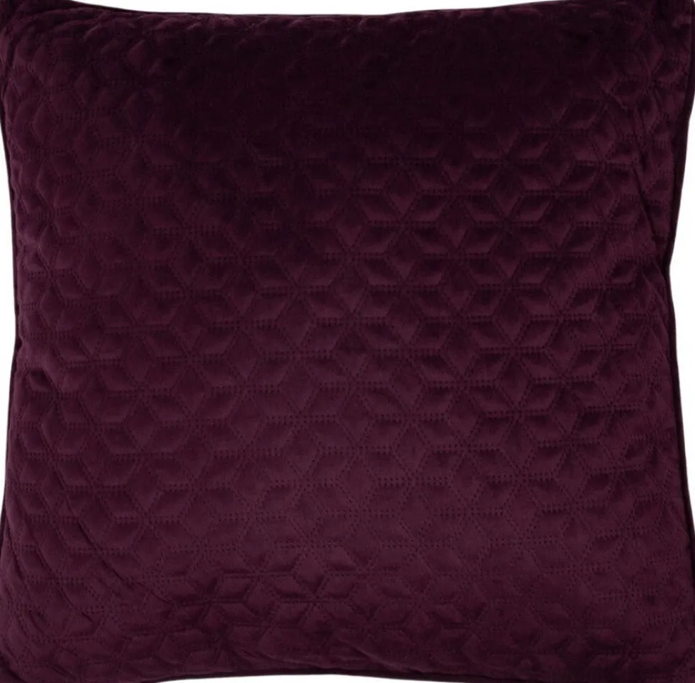 Linen & More sierkussen Ariana paars 45 x 45 cm