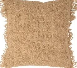 Linen & More sierkussen Leila beige 45 x 45 cm