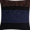 Linen & More sierkussen New Woven zwart 45 x 45 x 10 cm