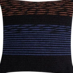 Linen & More sierkussen New Woven zwart 45 x 45 x 10 cm