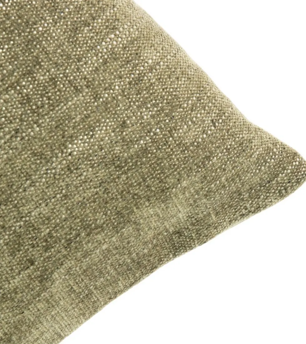Linen & More sierkussen Queen groen 45 x 45 cm