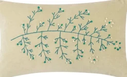 Linen & More sierkussen Thalia beige 50 x 30 cm