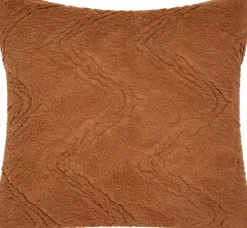 Linen & More sierkussen Zig Zag bruin 45 x 45 cm