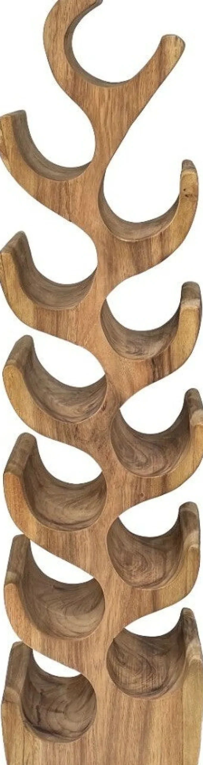 Livingfurn wijnrek Suar naturel 18 x 25 x 102 cm