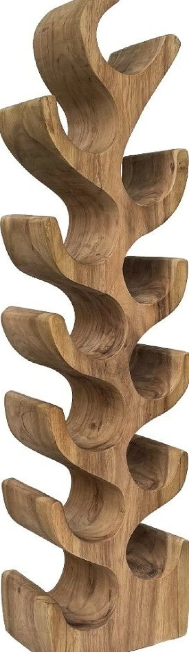 Livingfurn wijnrek Suar naturel 18 x 25 x 102 cm