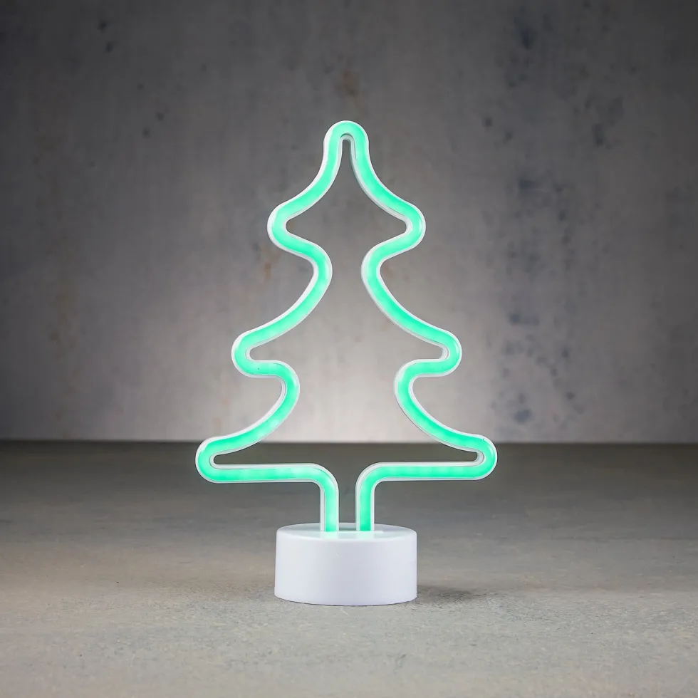 Luca Lighting tafellamp kerstboom groen 18,5 x 8,5 x 28 cm