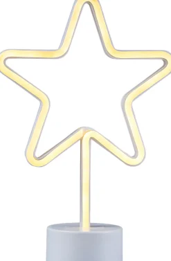 Luca Lighting tafellamp ster geel 20 x 8,5 x 29,5 cm