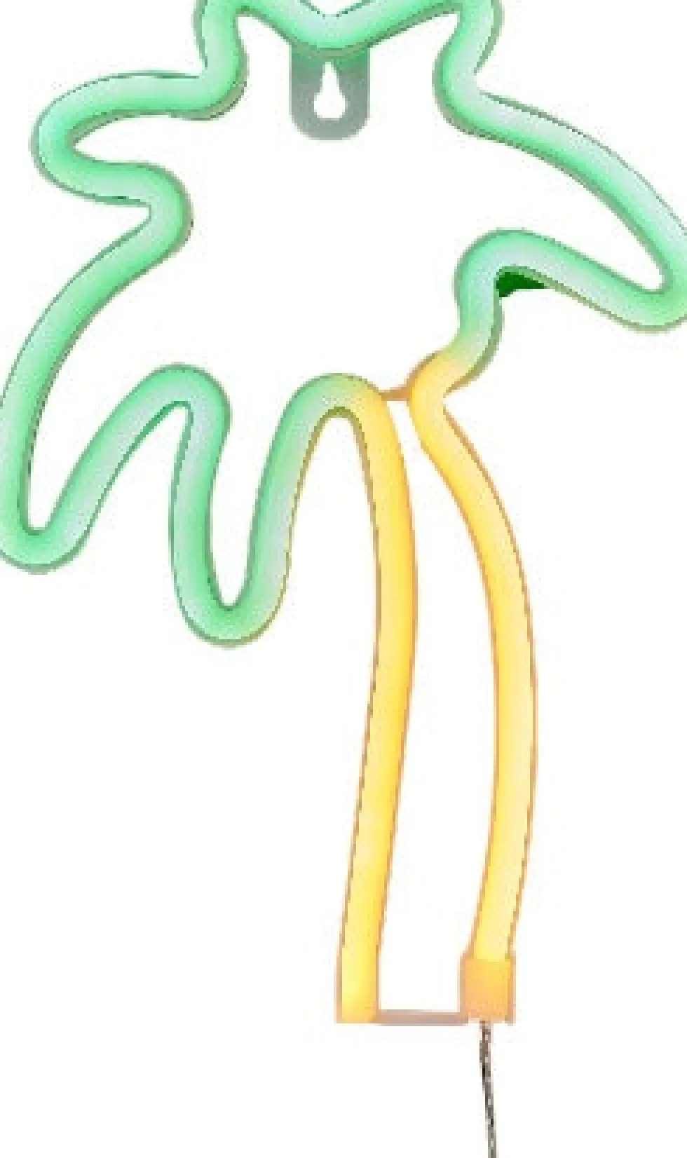 Luca Lighting wandlamp neon palmboom groen 26 x 18 x 1,2 cm