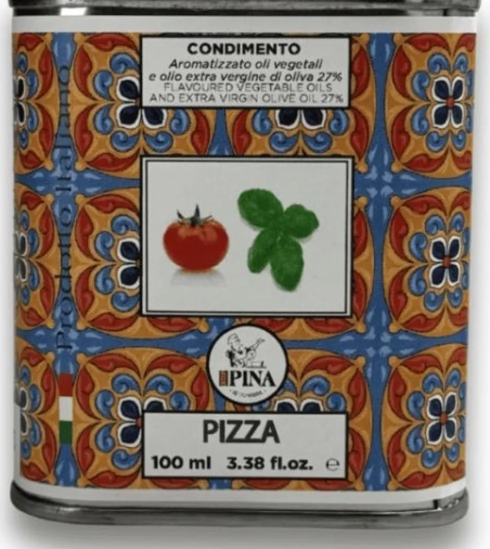Maioliche condimento olijfolie in blik Pizza 100 ml