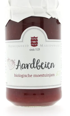 Mariënwaerdt bio moestuinjam aarbeien 270 g