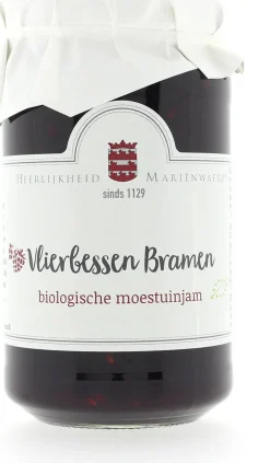 Mariënwaerdt bio moestuinjam vlierbessen bramen 270 g
