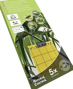 Meeuwissen Agro vlieg plakpapier geel 24 x 10 x 0,2 cm 5 stuks