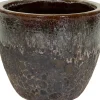 Mega Collections bloempot Antique 2 Tone bruin D 60 H 52 cm